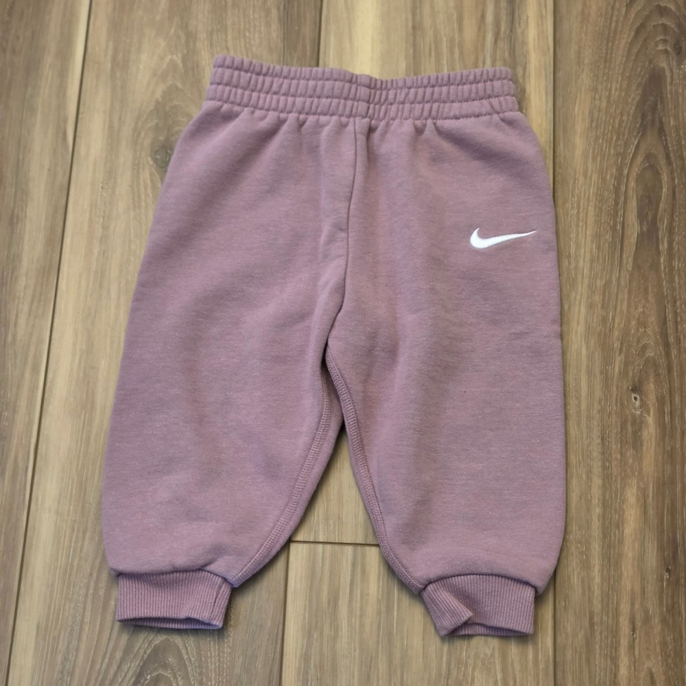 Nike Elastic Waistband Jogger Pants Toddler Size 24M Pink